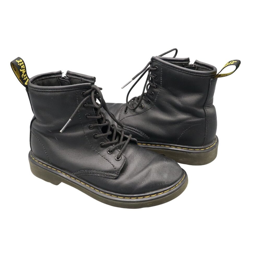 Dr. Martens 1460 Leather Boots Kids 3‎ Black Alt Grunge Classic Punk Streetwear